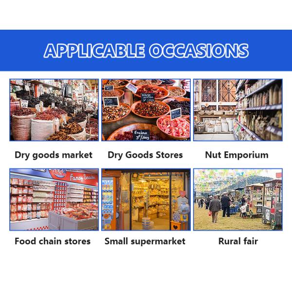 Factory Nuts Roaster Electric Chestnuts Roaster Machine Commercial Drum Rotary Peanut Roasting Machine