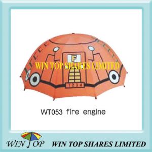 Quality Fire Engine Design Cartoon Umbrella Vendor for sale