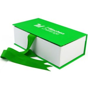 Wedding Foldable Rigid Cardboard Gift Boxes With Lid Custom Printed