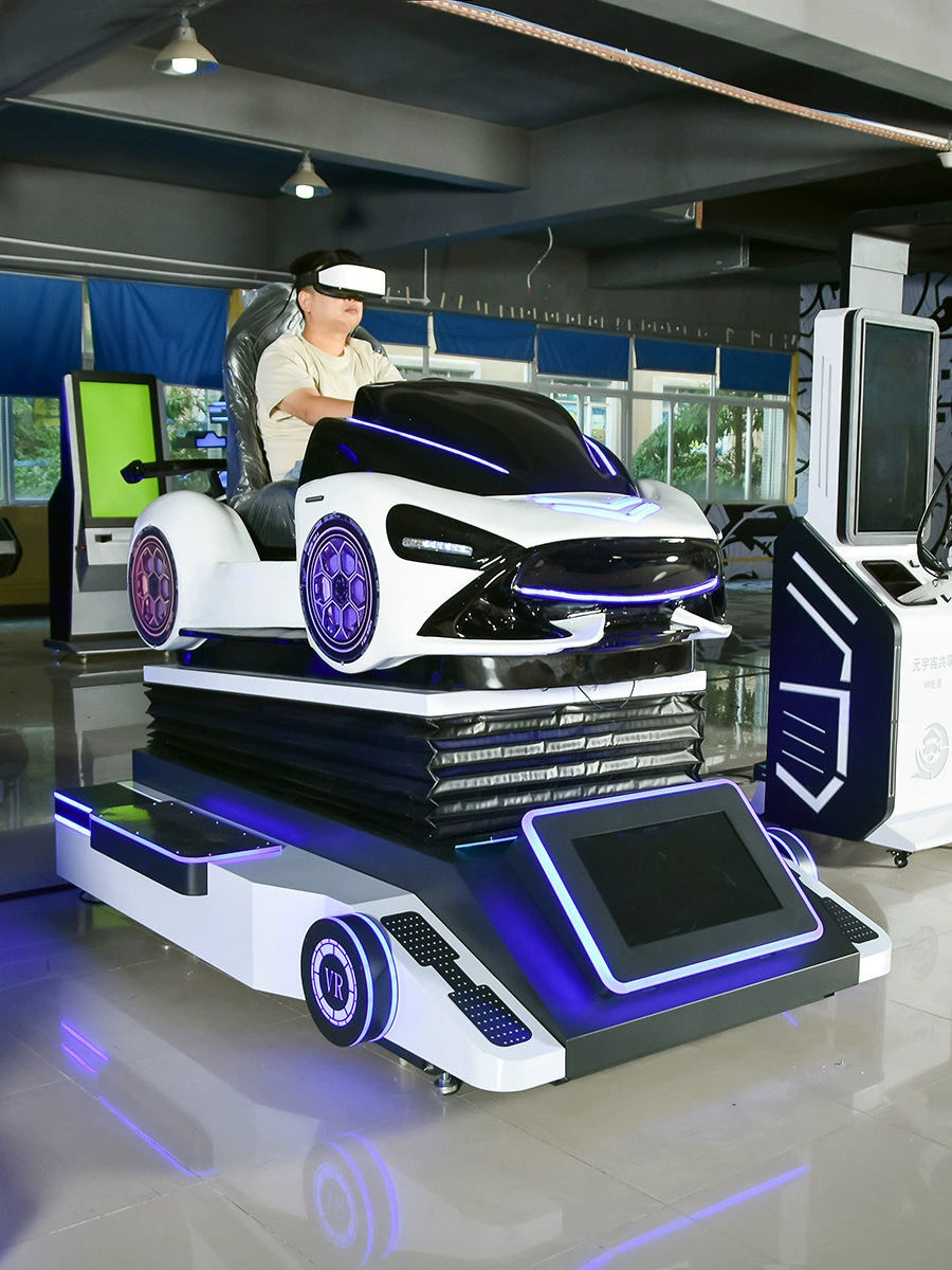 220V Virtual Reality Race Car Simulator 1 Seat 2500W With Deepoon Glasses