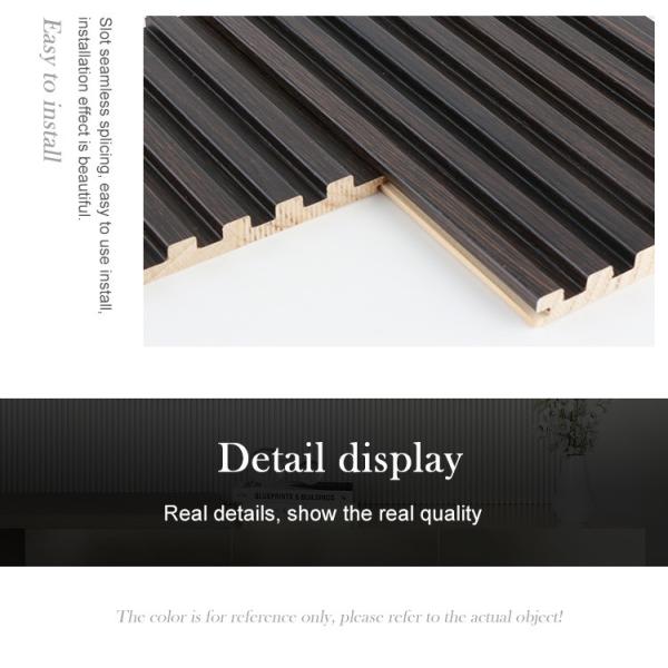 Environmental Protection Solid Wood Grating Bamboo Fiberboard