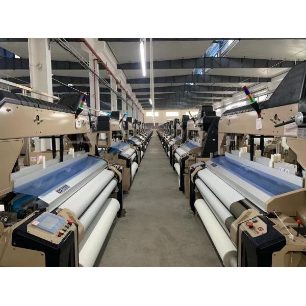 PP PE Geotextiles Textile Weaving Machine 1000 RPM Speed Double Nozzle Water Jet Loom