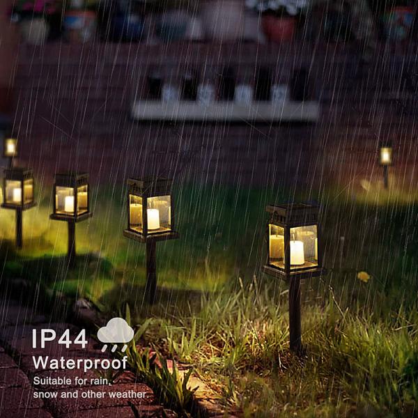 Balcony Solar LED Garden Lights Outdoor Decorative Candle Lighting