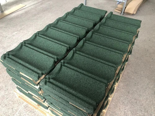 Wind Resistance, Waterproof New Zealand Quality Standard Chinese Natural Stone Coated Metal Roof Tiles 0.35-0.55mm thick