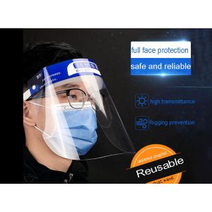 Buy cheap Recyclable Plastic Clear Full Face Shield With Sponge Prevention Public from wholesalers