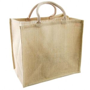 Women Beach Medium Handled 50cm Jute Shopping Bag