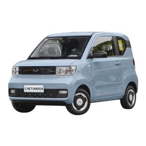 Quality Sleek 4 Seater Mini EV Cars Powered Wuling Hongguang Vehicles for sale