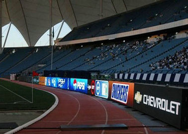 Buy 1R1G1B Advertising Football Stadium Perimeter Led Screen P16 1920 Hz at wholesale prices