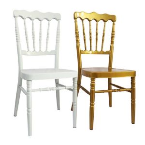 Quality Commercial Aluminum Iron Metal Wedding Chairs Gold Banquet Chairs for sale