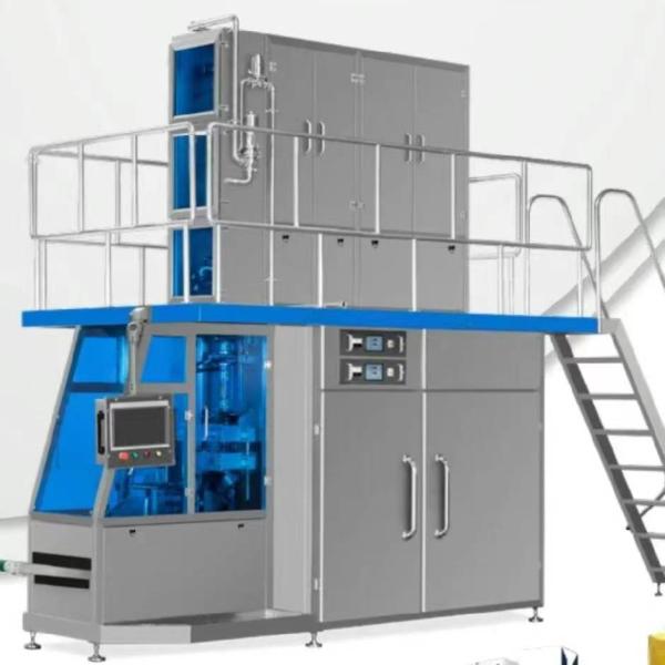 Touch Screen PLC Aseptic Carton Filling Machine For Brick Type Cartons