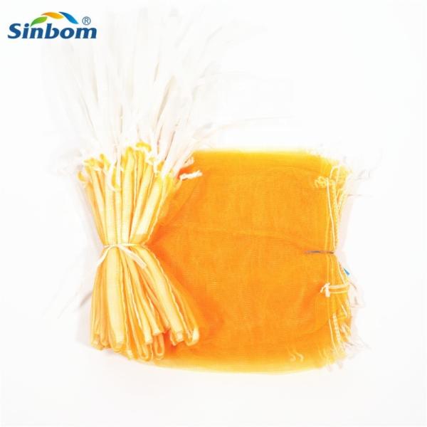 Customized Logo 5kg Mesh Bag for Packing Potatoes and Fruits Made from Recycled