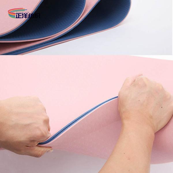 TPE Door Carpet Mats 24"X72" Anti Slip 6mm Triple Layers Aerobic Exercise Yoga Pilates Sports Mat