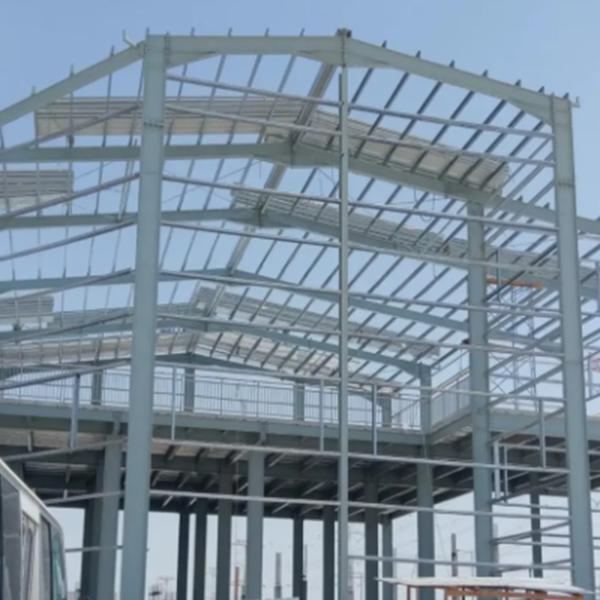 Commercial Prefabricated Steel Building Structure Metal Shed Warehouse