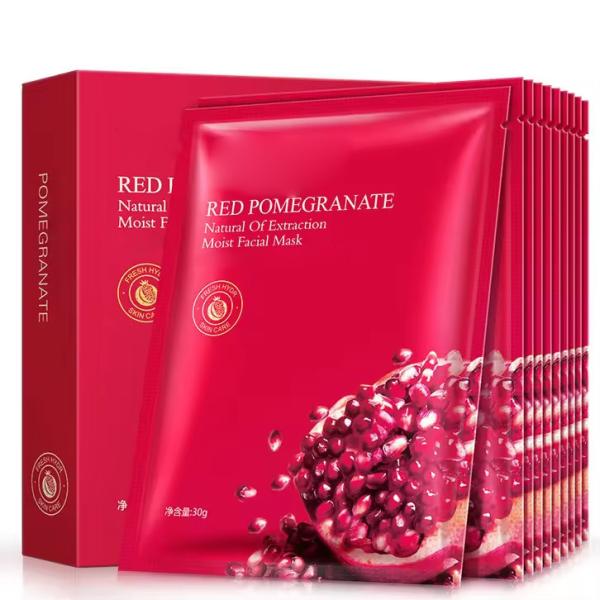 Pomegranate Firming Face Mask Forehead Wrinkle Mask Removal Skin Care Facial Mask