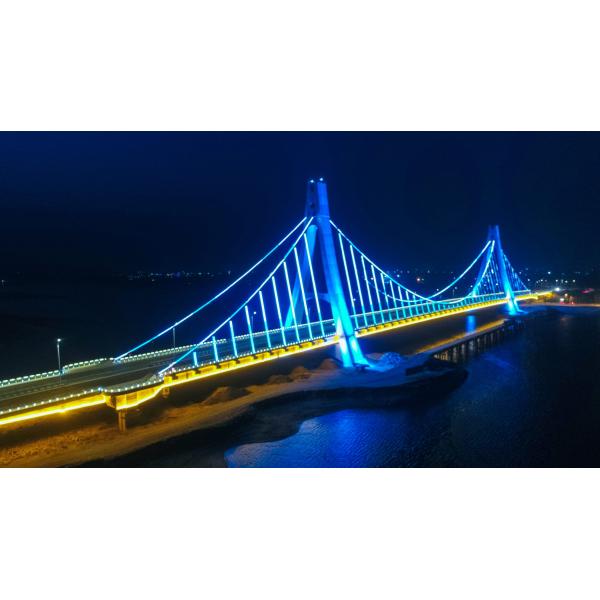 Outdoor RGB Suspended Strip Lighting 12W For Building Facade