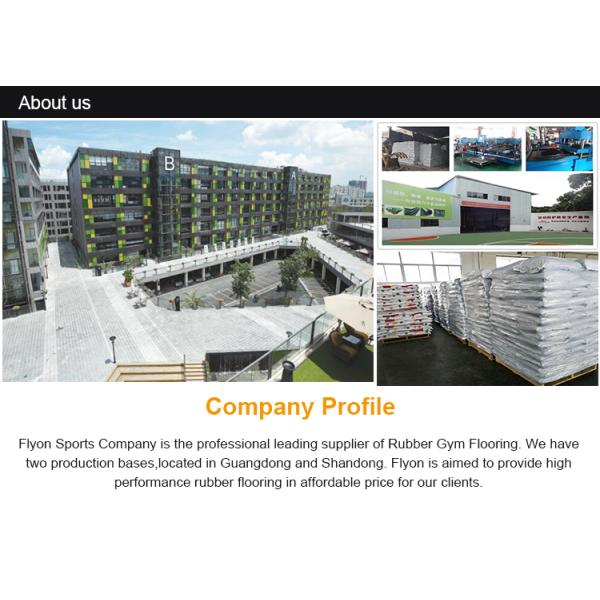 61x61x6cm Recycled Rubber Gym Mat with 2-Year Warranty