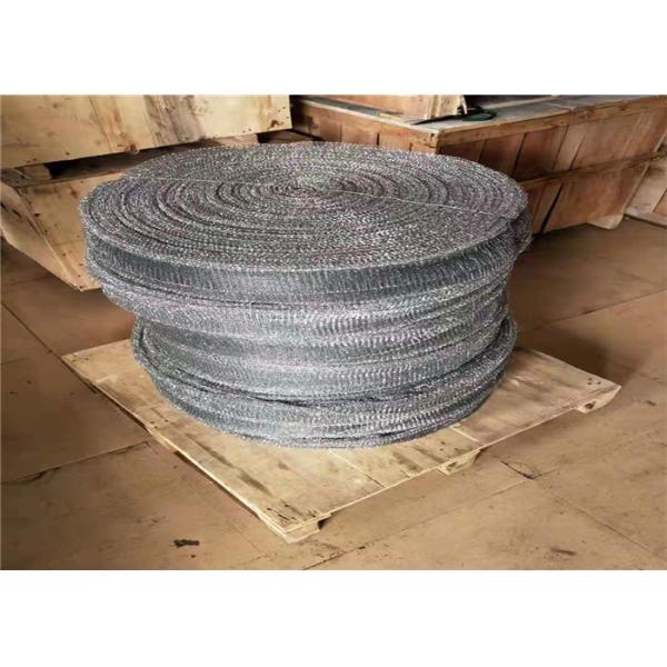 OEM Single Wire Knitted Mesh Fabric Stainless Steel 0.23mm 25mm Width For Filtration