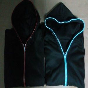 2015 party el hoodies/ glow hoodies/ light up hoodies