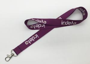 Quality Custom sublimated polyester lanyards with different letters with lobster clips for sale
