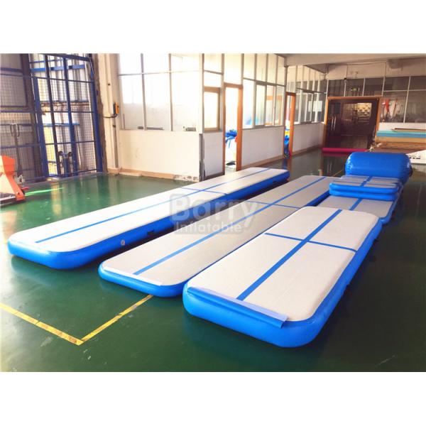 DWF Material Blue Inflatable Tumbling Air Track For Gymnastics