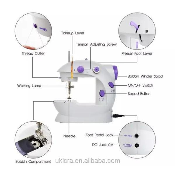 Household Sewing Machine Needle Plate in Pakistan with Mechanical Configuration Flat-Bed