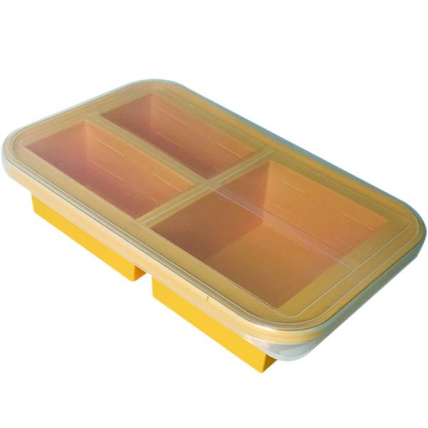 Easy To Clean Silicone Baby Silicone Baby Food Box With Long Lasting Durability