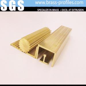 China C38000 2% Lead Brass Profiles Extrusions For Home / Hotel Plans on sale