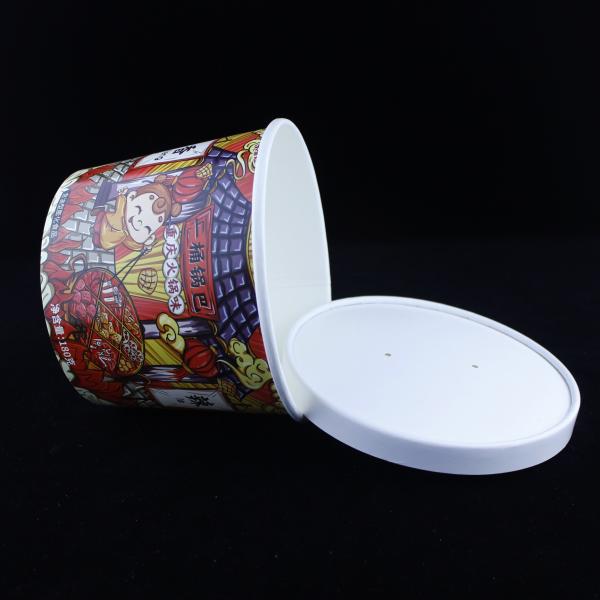 64oz Disposable Paper Buckets Fried Chicken Takeout Printed Food Packaging