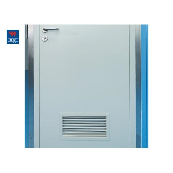 Air Tight Steel Swing Iron Glass 30min Fire Doors For Hospitals