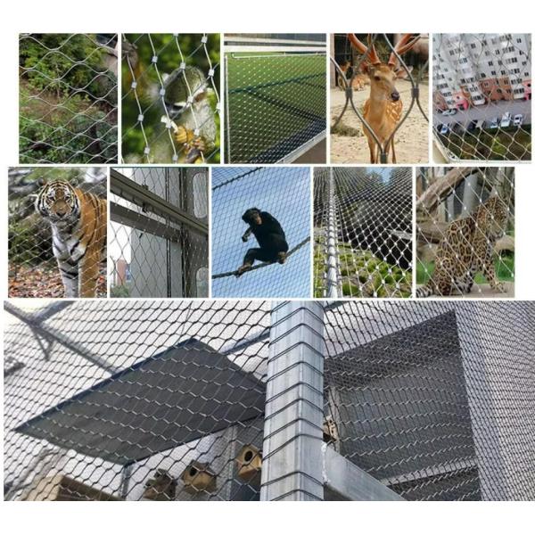 316L High Strength Stainless Steel Wire Rope Anti-Drone Nets For Military Border Safety Fences Net