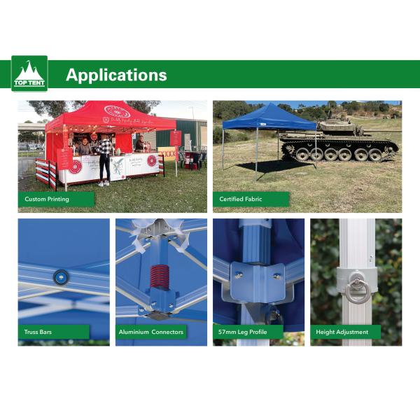 Aluminum Big Hexagon Pop Up Canopy Garden Gazebo Tents 3x3M 4x4.5M 3x6M