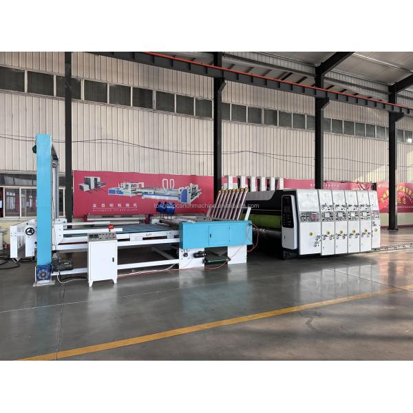 40000 KG Cutting Machine Slotting Die Printing Box Lead Packaging Feeder Automatic 3Colors Printer Machine