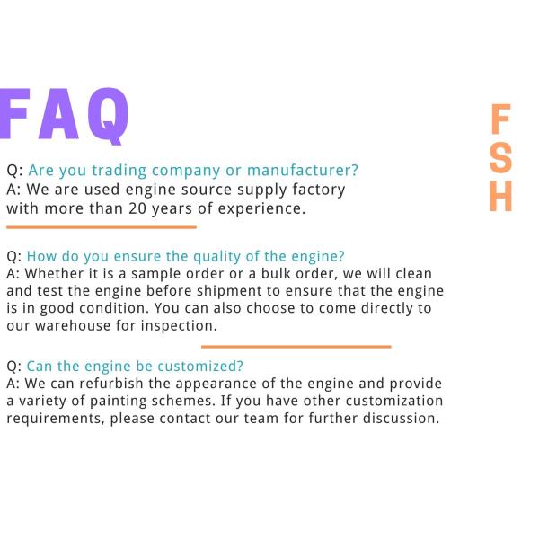 Reliable Performance High Quality 6D14-3A Used Diesel Engine Assembly FOR Mitsu bishi trucks