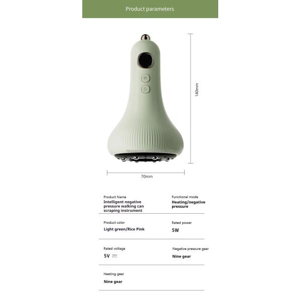 Portable ABS Electric Meridian Body Brush Multi Functional Vibration Therapy Massager