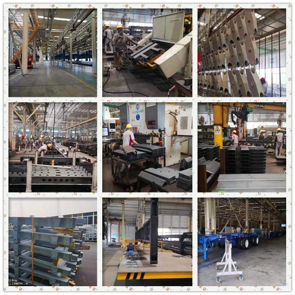 Bulk Carrier 4 Axles 40000KG Flatbed Sideboard Storage Semi Trailer