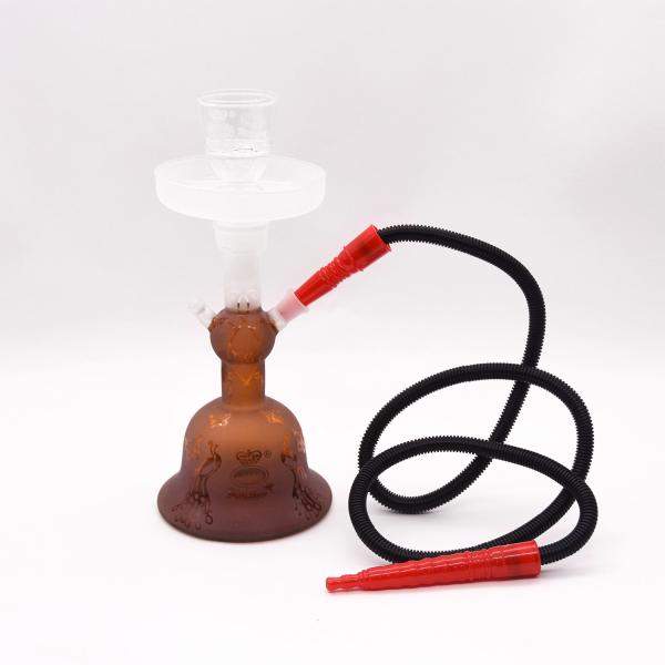 LFGB Inhale Straight Borosilicate Glass Water Pipe Pot