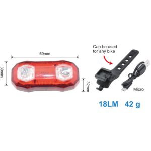 Quality Blinking Road Cycling Lights 720mAh Battery Ultra Brightness for sale