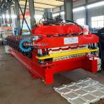 PPGI Double Layer Roll Forming Machine Automatic Delta Inverter
