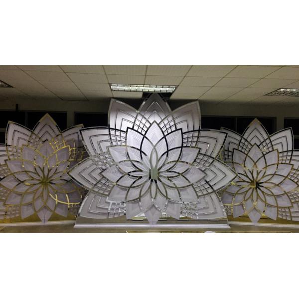 Event Decoration Curtain Backdrop Engagement White Membrane Gold Arch Door Frame 200cm