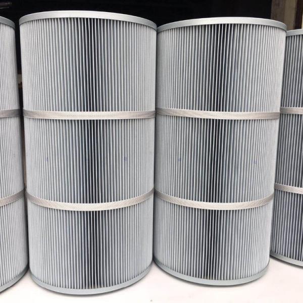 Buy Synthetic Fiber Industrial Air Filter Cartridges 0.1 micron Polyester Antistatic at wholesale prices