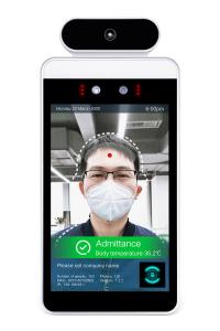 Quality Infrared Thermometer AI IP65 Face Recognition Access Control System for sale