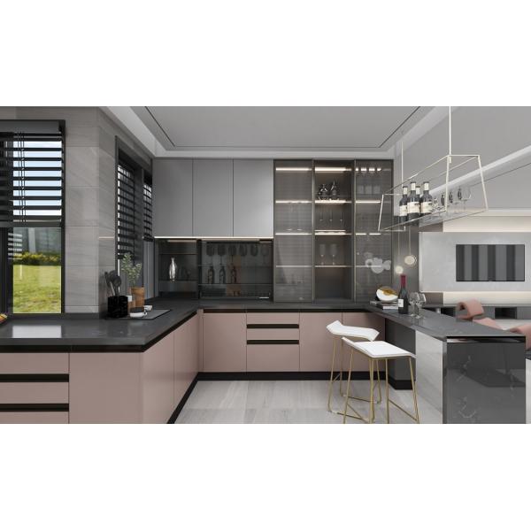 Custom Kitchen Cabinet Modern Kitchen Cabinet Furniture Set Steel Kitchen Cabinets