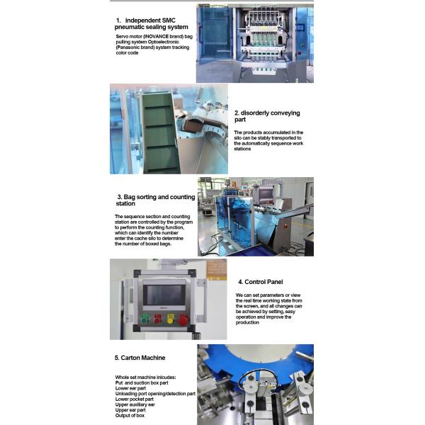 Automatic Multi Lane Sachet Packing Line Machine for Honey Ketchup Juice Stick Bag