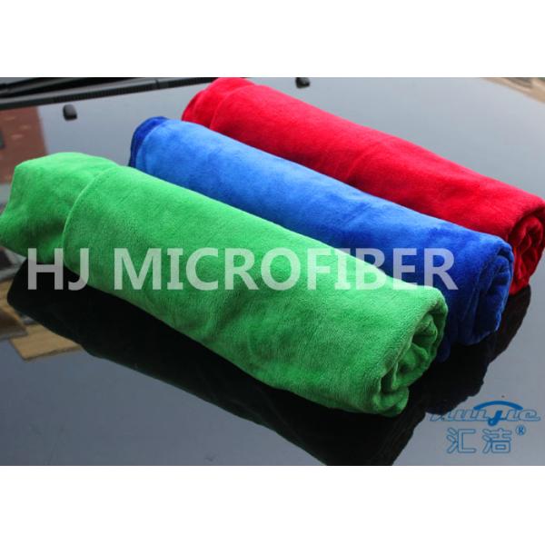 OEM Microfiber Weft-Knitted Brushed Terry Cloth , Microfibre Cloths Car Cleaning