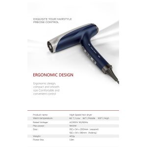 Quality Household Travel 1800W Hair Blow Dryer Lightweight Professional Powerful for sale