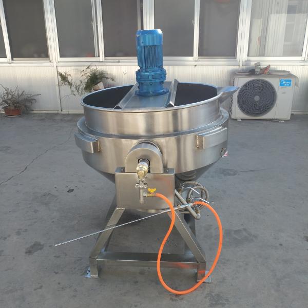 Electric Stirring Jacketed Kettles Automatic Cook Mixer Machine Juice Chicken Sweeping Jacket Kettle Cooker Curry Popcorn