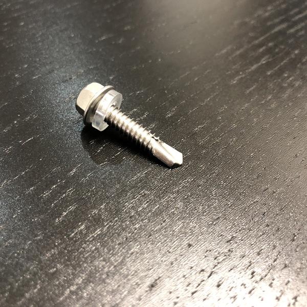 M5.5 X 50mm 410 Stainless Steel Self Drilling Screw Hex Washer Head For Roofing