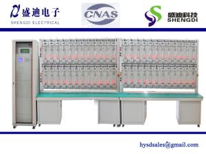 HS-6103F Single-Phase Static Meter Test Bench 48 calibrated energy meters 0.05% accuracy class active & reactive energy