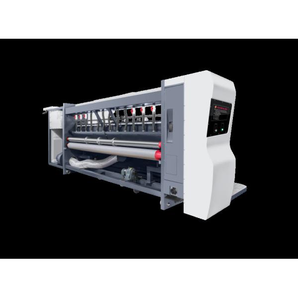 Lead Edge Vacuum Transfer 4 Color Printer Slotter Die Cutter Vibrator Stacker Simple Operation