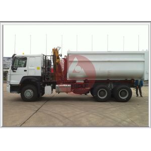 Palfinger Hook Lift Rubbish Compactor Truck , Detachable Waste Disposal Truck 2